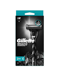 Gillette Gillette Mach3 Charcoal Makine + Yedek Bıçaklı 2'li