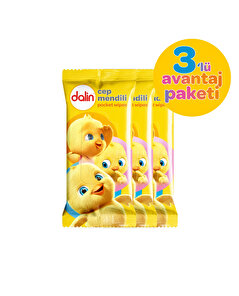 Dalin Dalin Islak Cep Mendili 3x15 adet