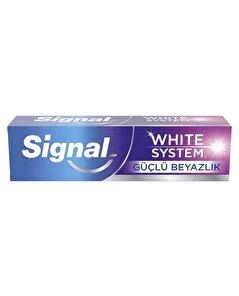 Signal Signal Diş Macunu White System Güçlü Beyazlık 75 ml