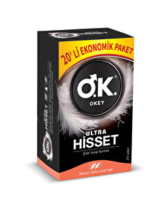 Okey Okey Prezervatif Ultra Hisset Ekonomik 20'li