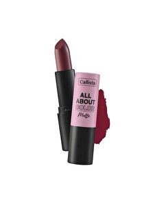 Callista Callista All About Color Lipstick Mat Görünümlü Ruj No:504 That Rose Bordo 1 adet