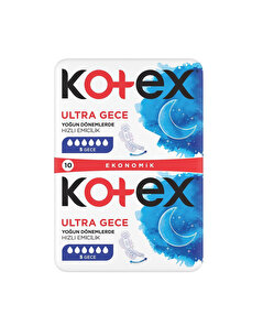 Kotex Kotex Ped Ultra Double Gece 10'lu