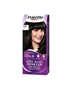 Palette Palette Saç Boyası Göz Alıcı Renkler 1-0 Siyah