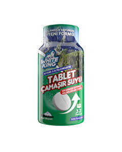 White King White King Çamaşır Suyu Tablet Kar Beyazı 32'li