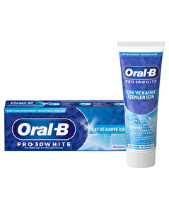 Oral-B Oral B Diş Macunu Pro 3D White Çay ve Kahve İçenler İçin 75 ml