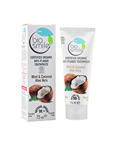 Bio Smile Bio Smile Diş Macunu Nane, Coconut ve Aloe Vera 75 ml