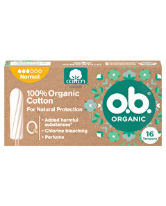 O.B O.B. Tampon Organic 16'lı Normal