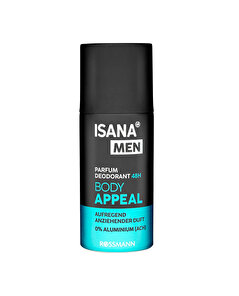 Isana Men Isana Men Parfüm Deodorant Sprey Body Appeal Aromatik Turunçgil ve Baharat 150 ml