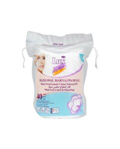 Lux Lux Maxi Oval Temizleme Pamuğu 40’lı