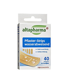 Altapharma Altapharma Su Geçirmez Şerit Yara Bandı 5 Farklı Boyutta 40 adet