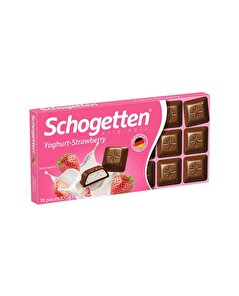 Schogetten Schogetten Çikolata Çilek & Yoğurt Dolgulu 100 gr
