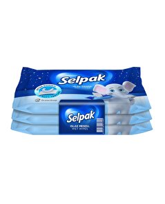 Selpak Selpak Islak Cep Mendili Klasik 3'lü
