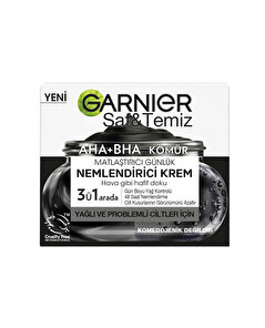 Garnier Garnier Saf ve Temiz Kömür Matlaştırıcı Günlük Nemlendirici Krem 50 ml