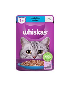 Whiskas Whiskas Yaş Kedi Maması Poşet Ton Balıklı 85 gr