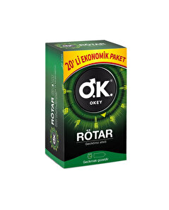 Okey Okey Prezervatif Rötar 20 adet