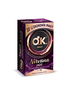 Okey Okey Prezervatif Nirvana Hot Ekonomik 20'li