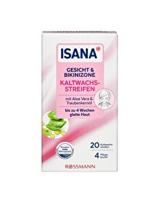 Isana Isana Soğuk Ağda Bandı Yüz ve Bikini Bölgesi İçin 20'li