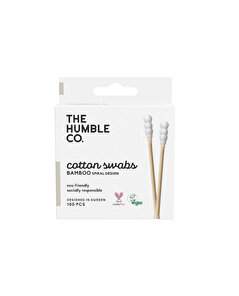 Humble Humble Kulak Çubuğu Spiral Bambu Beyaz 100'lü