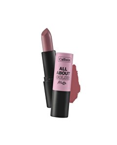 Callista Callista All About Color Lipstick Mat Görünümlü Ruj No:503 Table For Two Pembe 1 adet