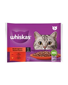 Whiskas Whiskas Yaş Kedi Maması Poşet Klasik Öğünler 340 gr