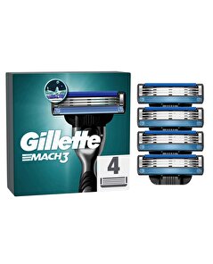Gillette Gillette Mach3 Tıraş Bıçağı Yedek 4 adet
