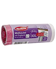 Rubin Rubin Çöp Torbası İpli - 30 Litre 50x60 cm 25'li