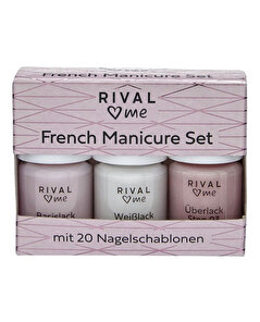 Rival Loves Me Rival Loves Me French Oje Manikür Seti + 20 Şablon 12 ml