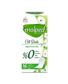 Molped Molped Günlük Ped Pure & Soft 16'lı