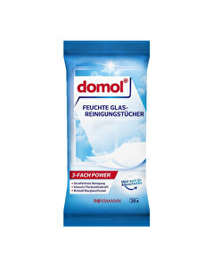 Domol Domol Islak Temizlik Bezi Cam ve Parlak Yüzeyler İçin 20 adet