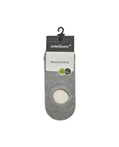 Underwear Underwear Çorap Bambu Footlet Grey Melanj 35-38
