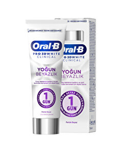 Oral-B Oral B Diş Macunu Pro 3D White Clinical Parlak Beyazlık 75 ml