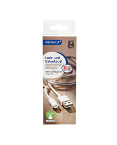 Ideenwelt Ideenwelt Data Aktarımı ve Şarj Kablosu Usb-Micro 1,5 Metre
