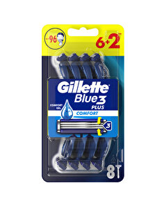 Gillette Gillette Blue3 Comfort Kullan At Tıraş Bıçağı 8'li