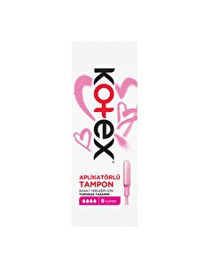 Kotex Kotex Aplikatörlü Tampon Süper 8'li