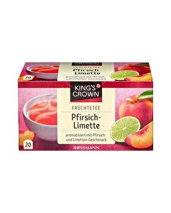 King's Crown Bitki Çayı Şeftali Misket Limonlu 20'li