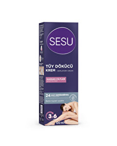 Sesu Tüy Dökücü Krem Hassas 100 ml