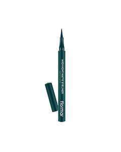 Flormar Midnight Matte Yüksek Pigmentli & Mat Bitişli Likit Göz Kalemi 004 Green