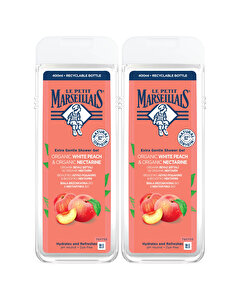 Le Petit Marseillais Duş Jeli Set Şeftali 400 ml 2'li