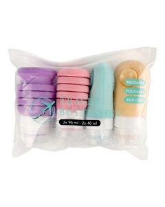 KPM Seyahat Şişe Silikon Set 4'lü