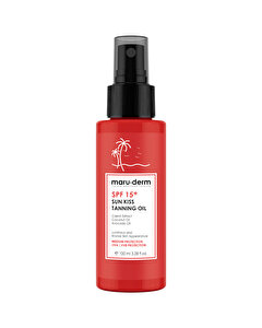 Maruderm Sun Kiss Tanning Oil Bronzlaştırıcı Yağ SPF 15+ 100 ml