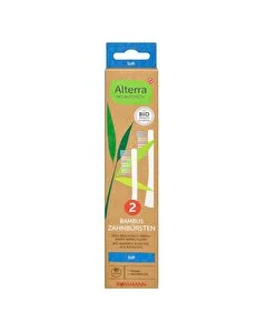Alterra Double Pack 2'li Yumuşak Diş Fırçası Bambu