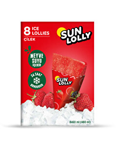 Sun Lolly Çilek Aromalı Buz 8x60 ml