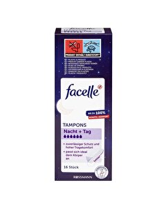 Facelle Tampon Gece 16'lı