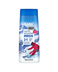 Isana Men Duş Jeli 3in 1 Mountain Breeze 300 ml