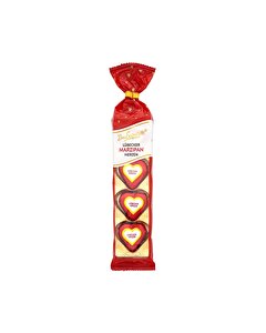 Das Exquisite Tablet Çikolata Marzipan Kalp 50 gr