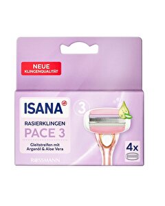 Isana Yedek Tıraş Bıçağı 3 Bıçaklı 4'lü