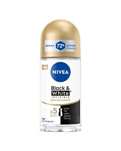 Nivea Black & White Invisible Roll On İpeksi Pürüzsüzlük 50 ml
