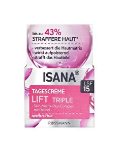Isana Lift Triple Gündüz Kremi Besleyici ve Sıkılaştırıcı Etki SPF15 50 ml