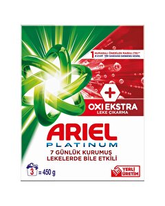 Ariel Platinum Oxi Ekstra Hijyen Toz Çamaşır Deterjanı 450 gr