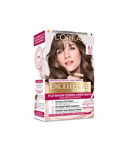 L’Oréal Paris Excellence Creme Saç Boyası Küllü Açık Kahve 6.1